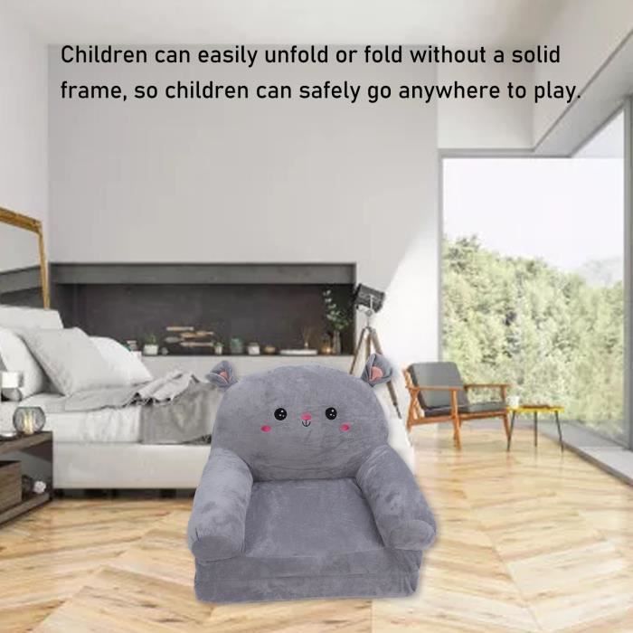 Canapé Pliant Pour Enfants De Dessin Animé Canapé Convertible Pour Enfants Tissu Et éponge