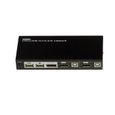 KVM Switch Automatique Souris Clavier Ecran 2 PC - DISPLAYPORT USB - Avec télécommande, alimentation et cordons - ULTRA HD 4K 60Hz-1
