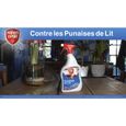 Spray Anti-Punaises De Lits, Foudroyant - Prêt à l'emploi - 1L - Ne tâche Pas - Efficacité Longue Durée-1