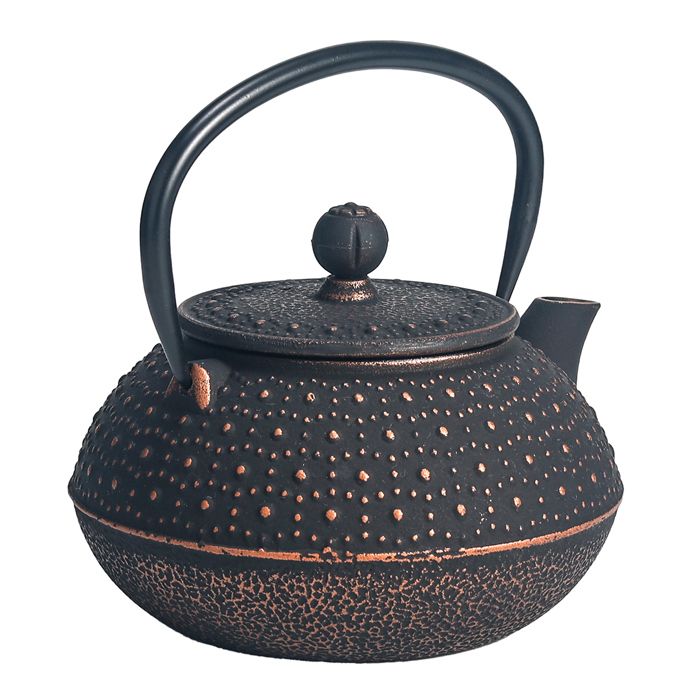 Théière japonaise en fonte noire 850ml - Élégance et tradition Théière japonaise en fonte noire 850ml - Élégance et tradition