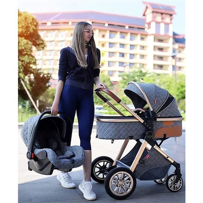 Poussette pour Bebe, Pousette 3 in 1 Bebe Confort, Poussette Canne Enfant  et Landau pour Poupon avec Poussette de Pluie, Couvert,201 - Cdiscount Jeux  - Jouets