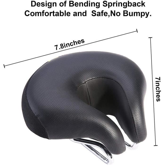 Selle velo vtt confort sans bec ergonomique pour homme femme Cdiscount Sport
