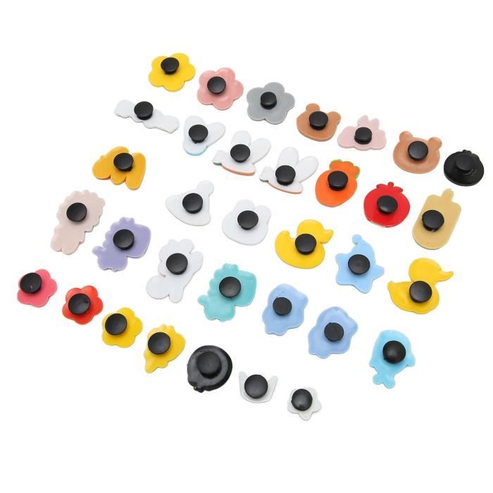 20 Pcs Charms de Chaussures, Décorations Cartoon en PVC pour Clogs, Bracelets - Cadeau pour Enfants