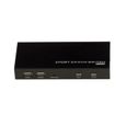 KVM Switch Automatique Souris Clavier Ecran 2 PC - DISPLAYPORT USB - Avec télécommande, alimentation et cordons - ULTRA HD 4K 60Hz-2