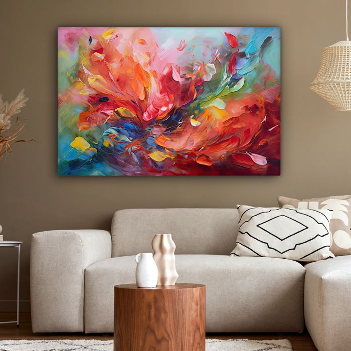 Impression sur Toile 140x90 cm - Décoration Murale Peinture - Motif