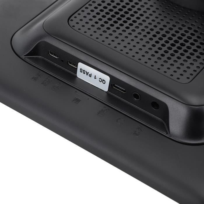 Wisecoco Moniteur Tactile 12,3 Pouces 1920x720 Bar LCD Mini écran Tactile Moniteur écran Secondaire Affichage Portable HDMI Pour Ordinateur Portable Température Aida64 GPU CPU RAM Surveillance