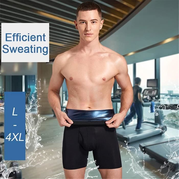 Short de sudation pour homme Taille haute Pour le fitness la course a pied le sport Noir Cdiscount Sport