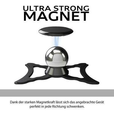Support Magnétique Pour Téléphone - Compatible AUDI A3 / S3 / RS3 8V - Noir - Neuf - Fabriqué En France