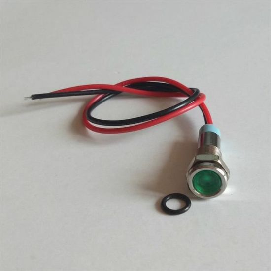 DEL Rouge pré-câblés 8 mm Panneau indicateur 220 V