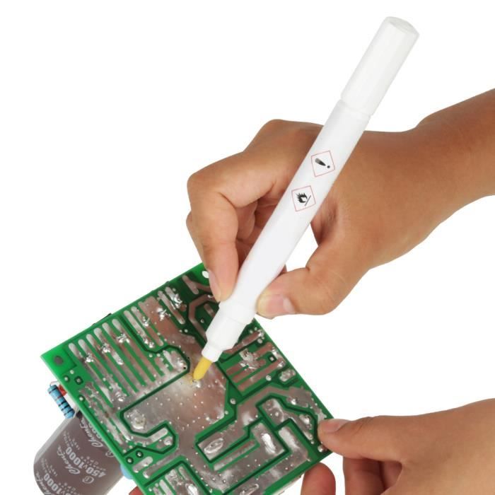 Stylo Flux De Soudure 10ml - Pour CMS, Décapant, Avec Cellule Solaire, Neuf