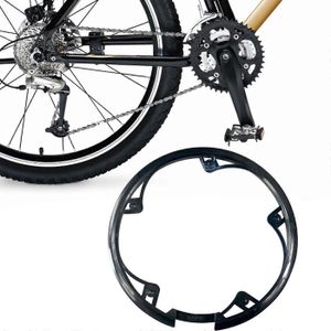 Plateau 50T-54T Protection Alu Protège-plateau Vélo 130BCD - Anneau De Protection Chaîne En Alu - Pour Pignons 50T-54T Ou 56T-60T - Noir, Rouge, Bleu Protection Plateau Vélo