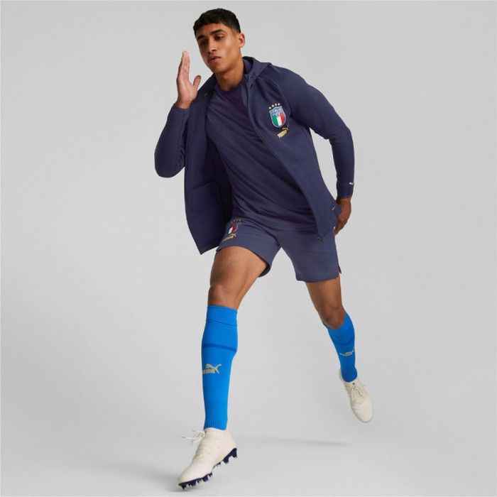 adidas Football - Italie FIGC - T-shirt à manches longues - Bleu