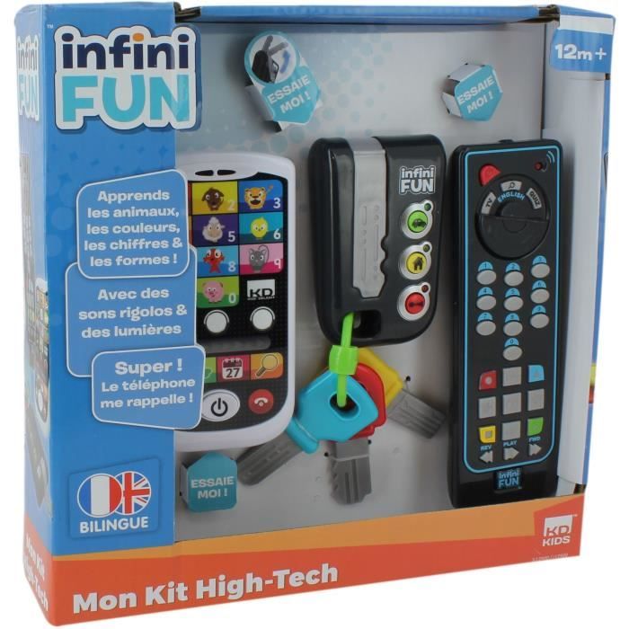 Infini fun mon kit high tech (clés/télécommande/téléphone) WDK8436538670613  - Conforama