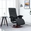 Festnight Fauteuil de Massage Fauteuil de Relaxation /électrique Inclinable Brun Similicuir Daim