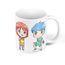 Mug Ceramique Aquarelle Personnage Manga Enfant Mignon Dessin