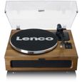 Lenco LS-410WA - Platine vinyle avec 4 haut-parleurs - Bois-0