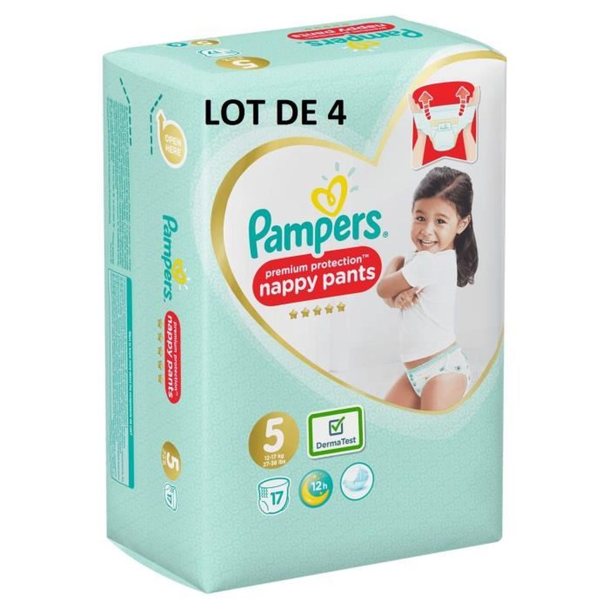 pampers premium protection nappy pants 4