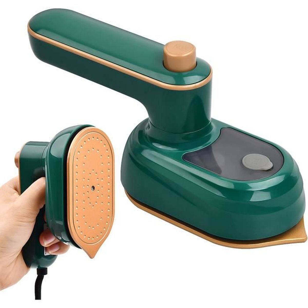 Mini Fer à Repasser Pliable Avec Spray Pour Vêtements, Nano Steam Iron à Chauffage Rapide Avec