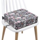 Rehausseur De Chaise Enfant 4-12 Ans - Coussin 32x32x8 Cm, Sangles De Sécurité, Housse Lavable, Portable