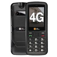 AGM M9 4G Téléphone Portable Senior Débloqué avec Grandes Touches | Robuste Étanche IP68 | Double SIM | Numérotation Rapide | Ergono