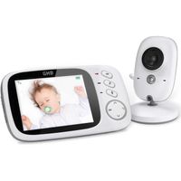 Bébé Moniteur 3.2 Inches LCD Couleur Babyphone Caméra Vidéo Bébé Surveillance 2.4 GHz Bidirectionnelle Vision Nocturne[295]