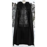 Noir - XL - Armure de chevalier cosplay vintage pour hommes et femmes, Vêtements à capuche, Costume médiéval,