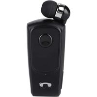 Ecouteurs Bluetooth 5.1 - Sans Fil Stereo - Oreillette clip de collier d'affaires - Retractable Ecouteur