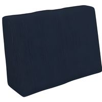 Coussins palettes Tissu lisse - Bleu foncé - Dossier 60x40 - 100% Polypropylène - Intérieur/Extérieur - POKAR