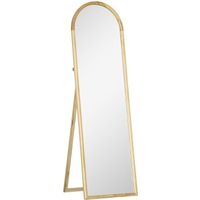 Miroir sur pied style scandinave dim. 46L x 43l x 150H cm piètement cadre bois de pin verre