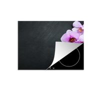Protège-Plaque - MuchoWow - 65x52 cm - Orchidée Fleurs Flora - Rose