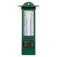 Thermomètre numérique min-max d'extérieur - NATURE - Mural - Plastique - Affichage digital