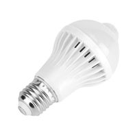 Duokon Ampoule de lampe à LED E27 détection intelligente PIR infrarouge capteur de mouvement lumière LED ampoule de lampe 5W