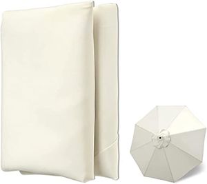 PARASOL Blanc toile de rechange pour parasol toile de para