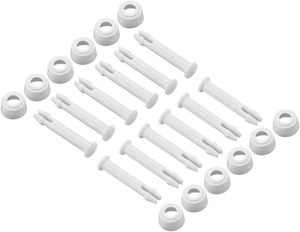 PISCINE Lot de 12 goupilles de joint de piscine en plastique (5,5 cm) avec joints en caoutchouc Pièces de rechange supplémentaires.[G402]