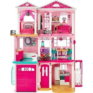 Piscine Jouet Pour Enfant Barbie Mobilier Dreamhouse Toboggan Cinq Pieces Et Garage Maison De Poupees A Deux Etages Avec Ascenseur Fhy73 Isita Com Mx