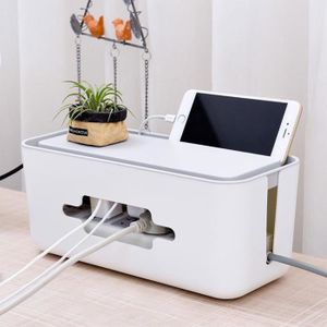 Wirebox Boite Cache Cables Et Prises Noir Achat Vente Cache Prises Cables Cdiscount