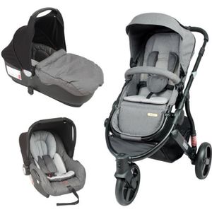 Poussette trio 3 roues Cdiscount Pu riculture Eveil b b