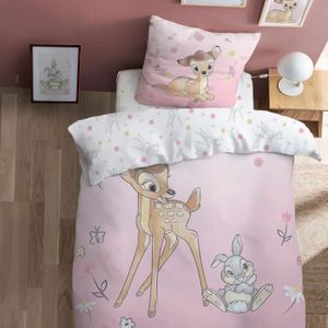 HOUSSE DE COUETTE ET TAIES Parure de lit imprimée 100% coton, DISNEY HOME BAM