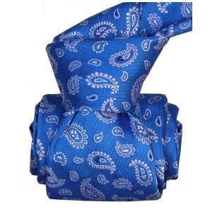 Faite main Club Bleu Cravate Segni Disegni LUXE