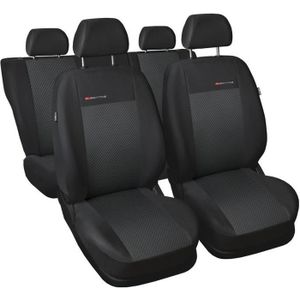 Jeu de housse sur mesure pour CITROEN C3 4/5 places DBS en polyester gris  et noir - Norauto