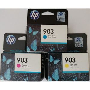 Smart Ink Cartouche d'Encre Compatible pour HP 903 XL 903XL 4 Pack (Noir  Cyan Magenta Jaune) avec Système de Puce Avancée pour Officejet 6950  All-in-One Officejet Pro 6960 6970 All-in-One : 