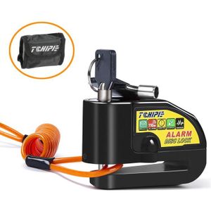 Disque De Frein De Verrouillage Roue De Bicyclette Padlock Moto Accessoires De S/écurit/é Protection Anti-vol avec 2 Cl/és pour Scooter Moto VTT VTT Noir