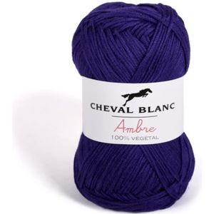 LAINE TRICOT - PELOTE Laines Cheval Blanc - AMBRE fil à tricoter 70% vis