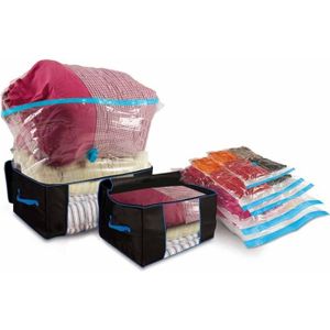 Sac De Rangement Sous Vide Par Lot De 6 Housse Aspirable 3 Tailles Pour  Vêtements, Couettes, Literie, Oreillers Avec Pompe A43 - Cdiscount Maison