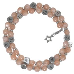 BRACELET - GOURMETTE Bracelet d'allaitement et biberonnage en perles naturelles Pierre de Soleil - IRREVERSIBLE BIJOUX 0,00
