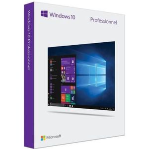 BUREAUTIQUE À TÉLÉCHARGER Windows 10 professionnel 32-64 bits Microsoft | Li