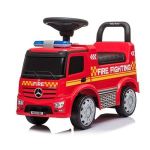 Porteur KIDDIMOTO Camion Pompier trotteur jouet jeu enfant garçon bébé rouge 
