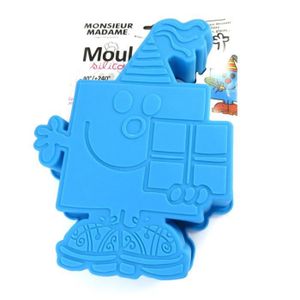 Moules A Gateaux Moules A Patisserie Napravi Rs Moule Enfant Silicone Monsieur Madame Anniversaire M Bleu