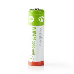PILES NEDIS Pile Rechargeable Ni-MH AA | 1.2 V | 2 000 mAh | 4 pièces | Blister