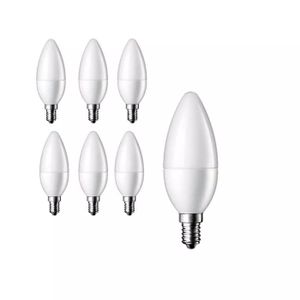 AMPOULE - LED Lot de 6 Ampoules LED E14 5W Flamme - équivalent 40W - Teinte de lumière:Blanc du jour (5500K) teinte de lumière:Blanc du jour